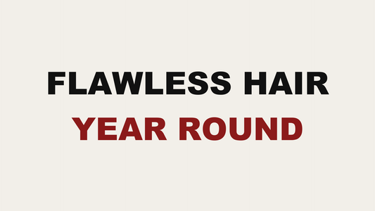 Blog header image reading Flawless Hair Year Round by MAK Salon in Eastchester, NY