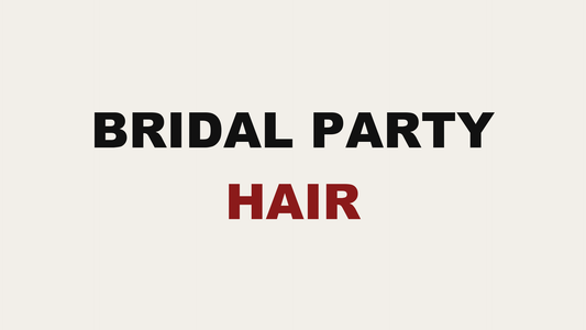 Blog header image reading Bridal Party Hair by MAK Salon in Eastchester, NY