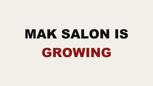 Blog header image reading MAK Salon Is Growing by MAK Salon in Eastchester, NY