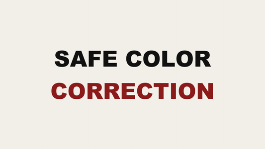 Blog header image reading Safe Color Correction by MAK Salon in Eastchester, NY