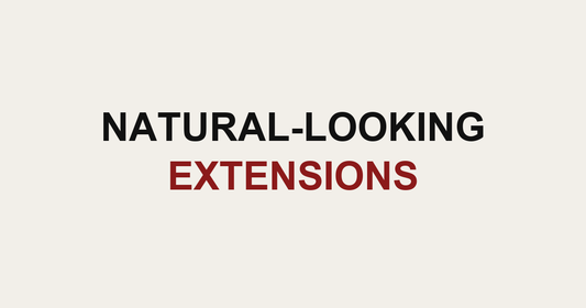 Hair extensions guide card from MAK Salon, Eastchester NY