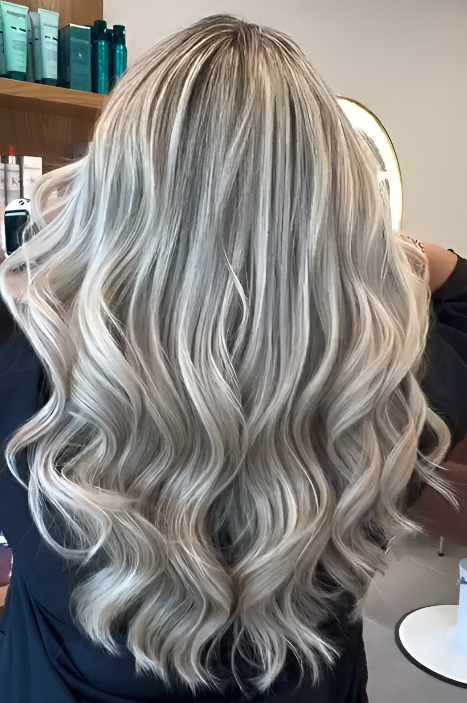 Hair glaze color treatment at MAK Salon