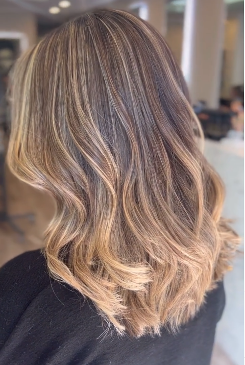 Half highlights at MAK Salon Eastchester NY