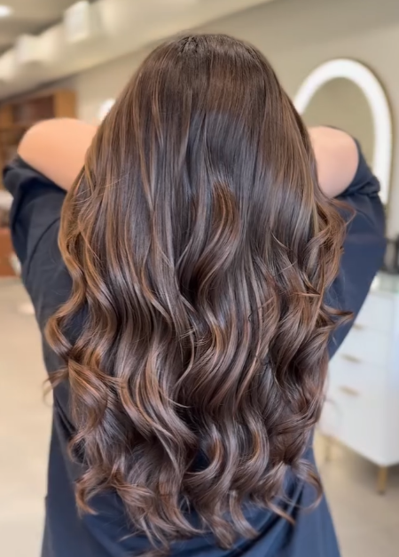 Single process hair color at MAK Salon Eastchester