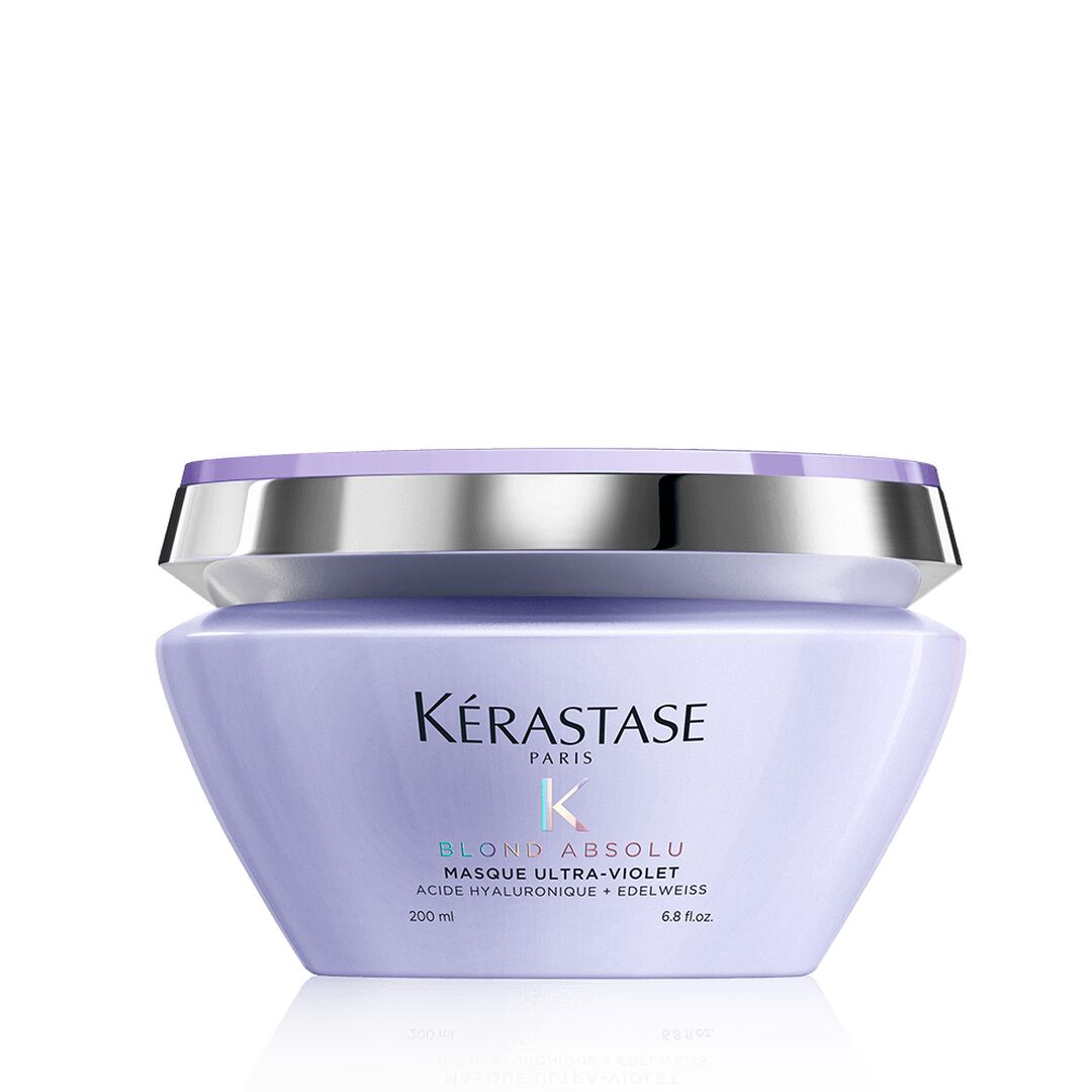 Kerastase Blond Absolu Masque Ultra Violet Purple Hair Mask for salon-quality hair care