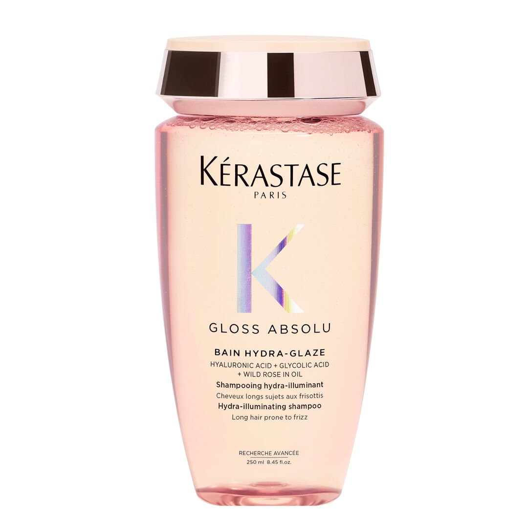 Kerastase Gloss Absolu Bain Hydra-Glaze Anti-Frizz Shampoo for salon-quality hair care