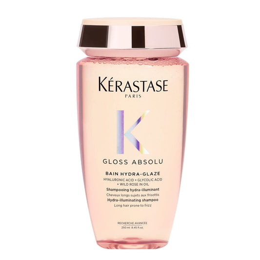 Kerastase Gloss Absolu Bain Hydra-Glaze Anti-Frizz Shampoo for salon-quality hair care